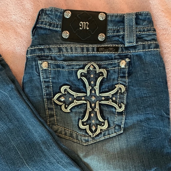 Miss Me Denim - Miss Me Signature Boot Cut Jeans - size 33